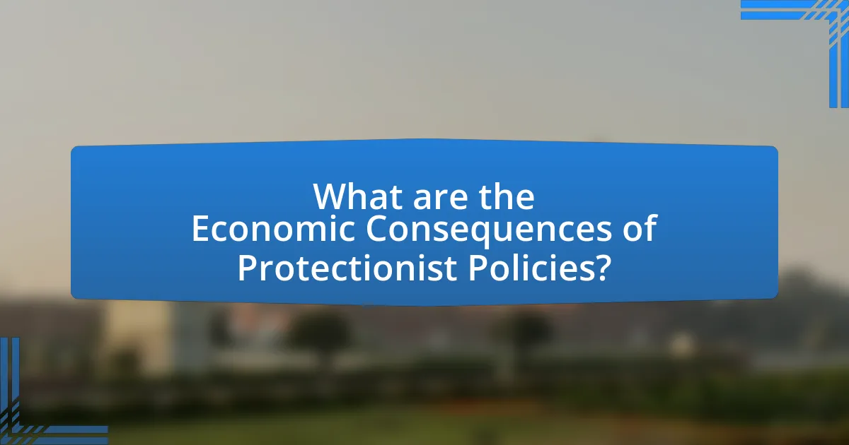 What are the Economic Consequences of Protectionist Policies?